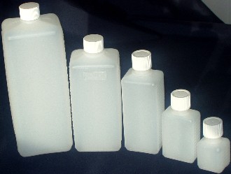 Kunststoffflasche vierkantig